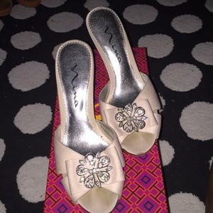 Fancy Nina slip on sandals lightly worn